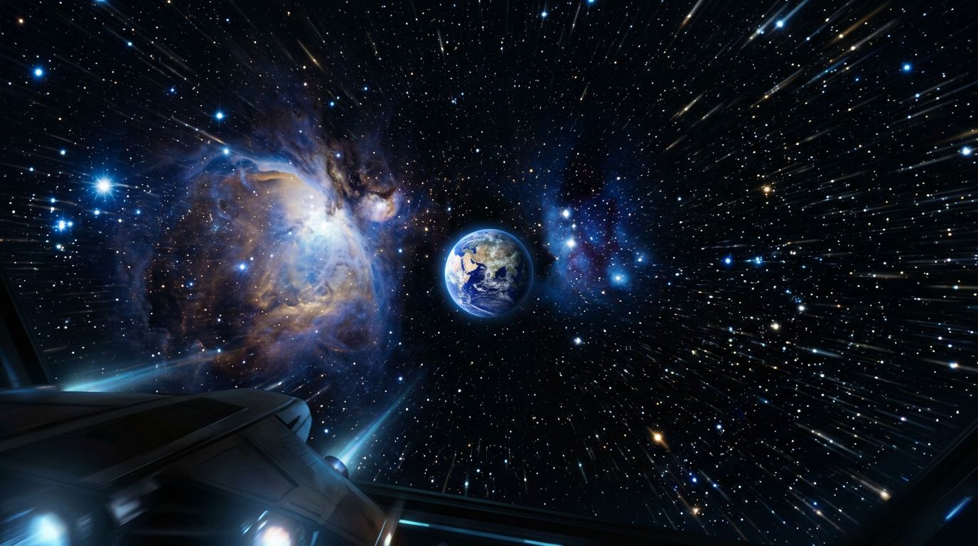 The journey to Earth